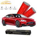Red Vinyl Car Wrap Starlight Ruby Red PET Gloss Car Wrap Film Air Release Bubble Free Self Adhesive 1.52*17M Custom Wholesale