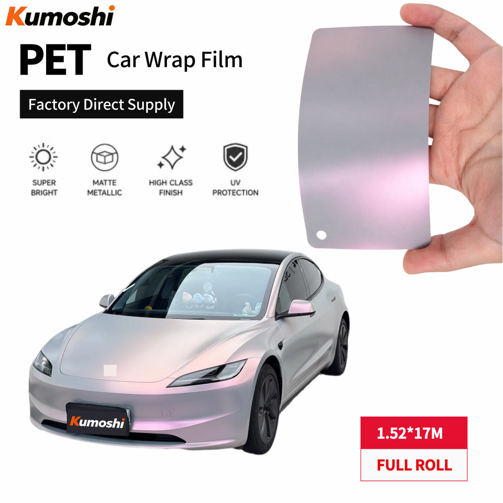 Factory Supply Matte Vinyl Car Wrap Film 1.52*17m 7.5mil Automotive Color Change Wrapping Film Car Stickers Full Body