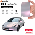Factory Supply Matte Vinyl Car Wrap Film 1.52*17m 7.5mil Automotive Color Change Wrapping Film Car Stickers Full Body