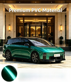 KUMOSHI Best-selling Colored Self-Adhesive PVC Wrapping Film Rolls with Gloss Metallic Effect green