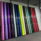 Premium PET PVC Car Wrap Film Easy Install Durable High Gloss Automotive Vehicle Decoration Car Wrap Vinyl Film