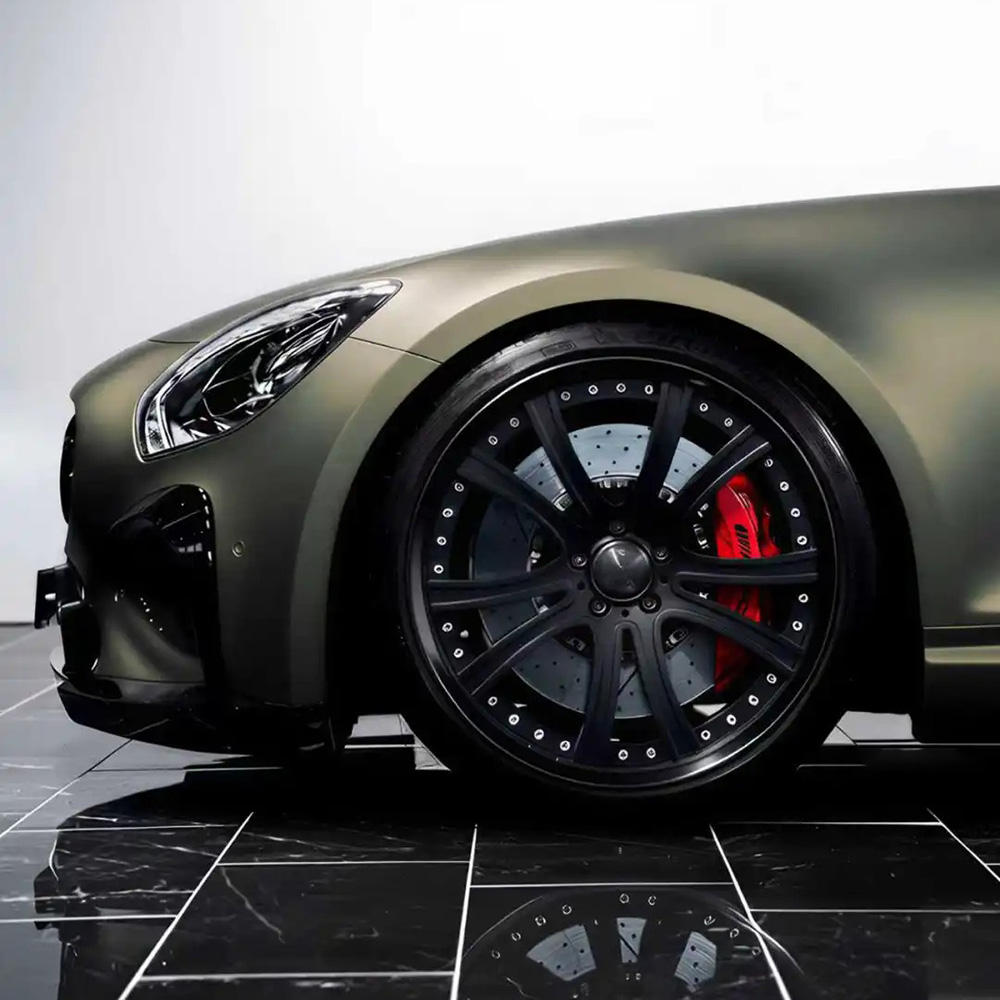 Hot Selling High Quality PET Matte Metallic Green Car Wrap Film 1.52x17M Air Release Color Change Vehicle Wrap Vinyl
