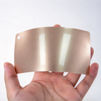 PET Super Bright Metallic champagne Gold Car Wrap Vinyl Roll 1.52x17m 7.5mil UV Proof Self Adhesive for Car Color Changing Film