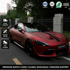 Electroplated Romanian Red TPU Paint Protection
