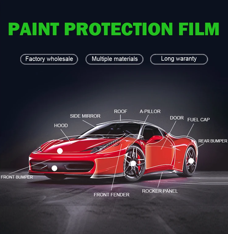 COLORMAX Plus 6.5mil TPU Paint Protection Film | Self-Healing PPF