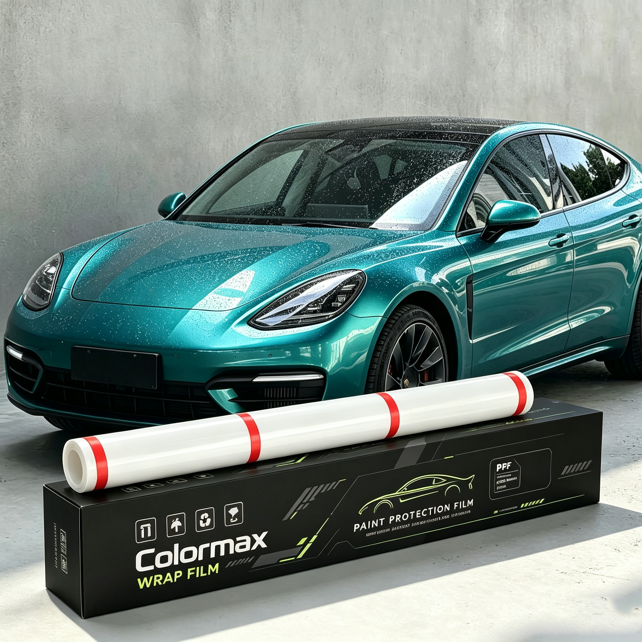 Canel Bay Blue Color TPU Paint Protection Film