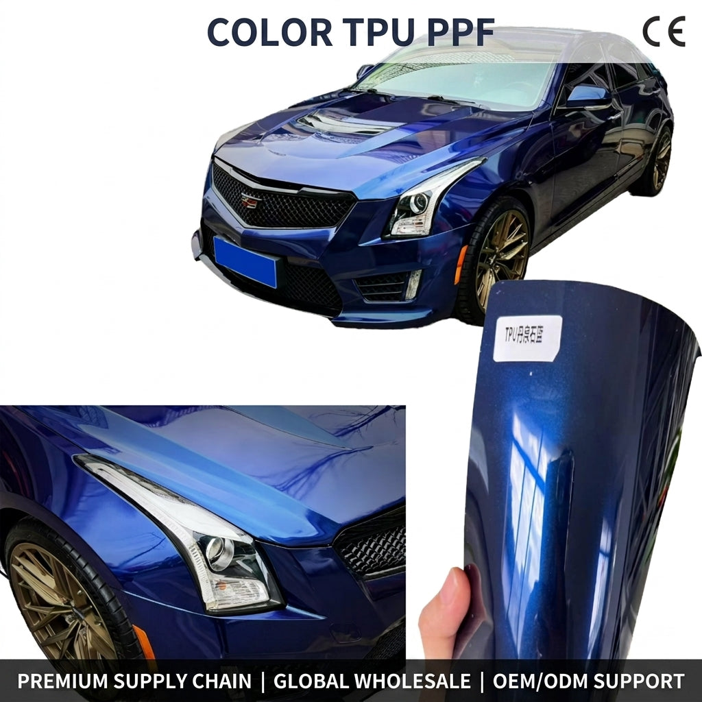 Shadow Green TPU PPF Color Vinyl Automotive Body Wrap