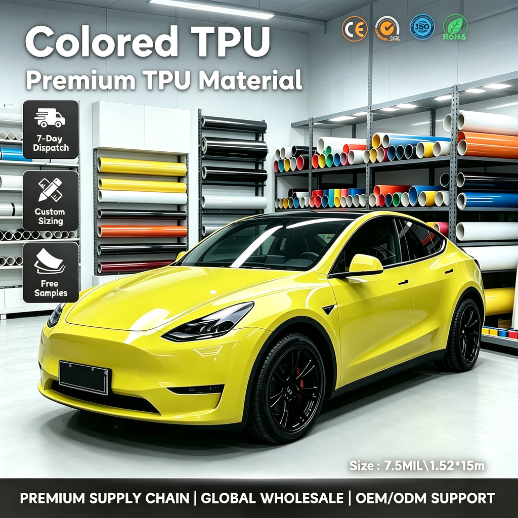 Signal Yellow Color TPU PPF