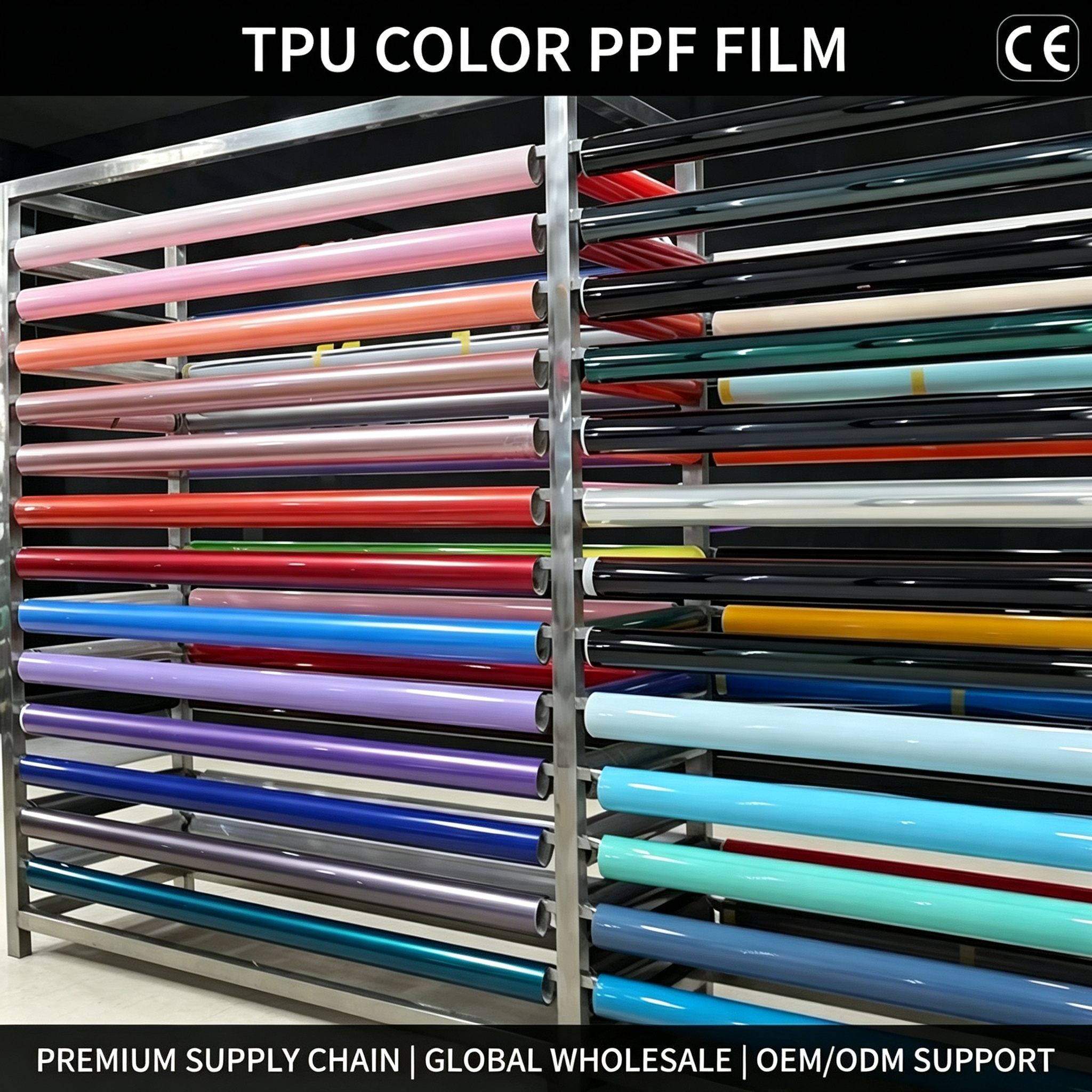 Amg Grey TPU Color-Changing Wrap Film