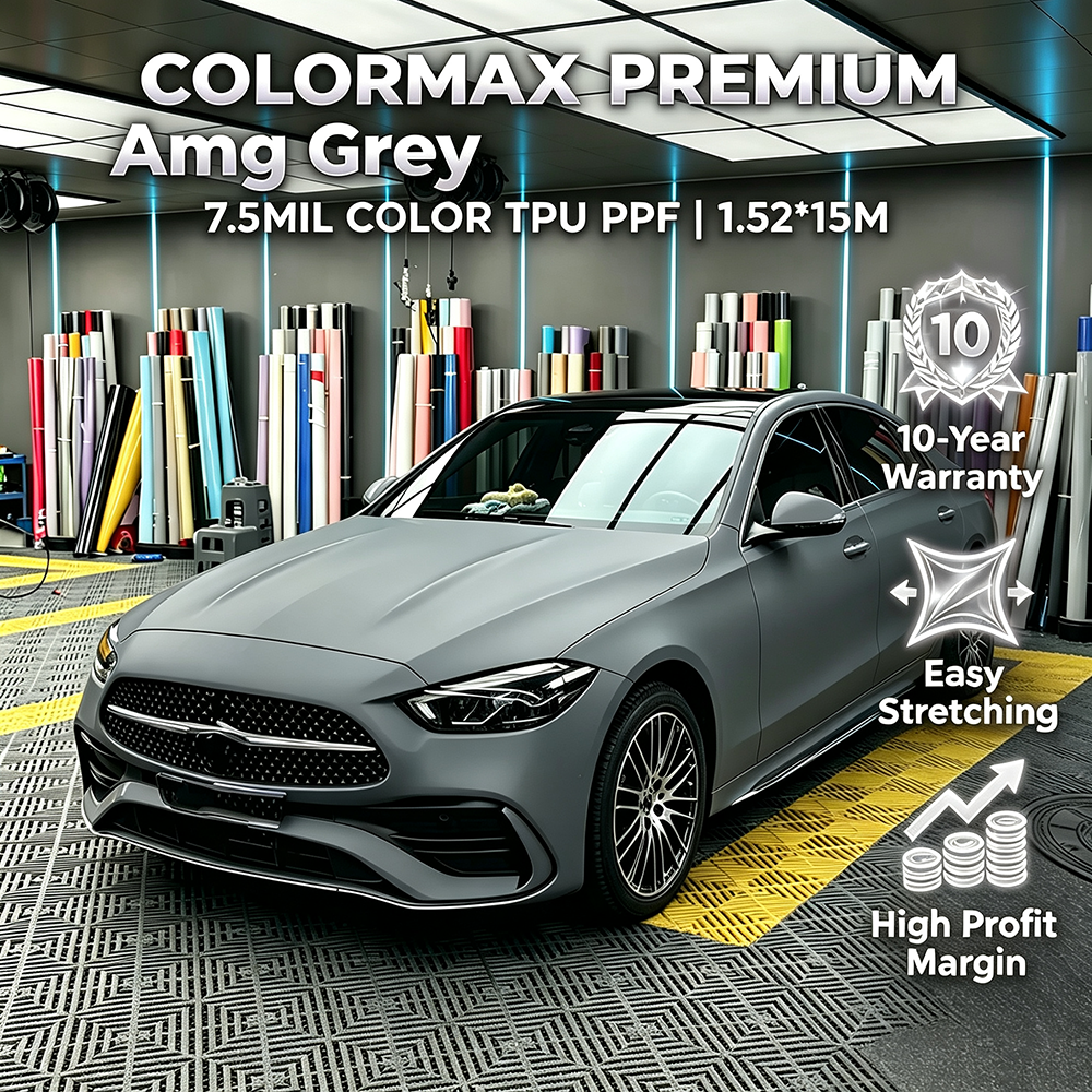 Amg Grey TPU Color-Changing Wrap Film