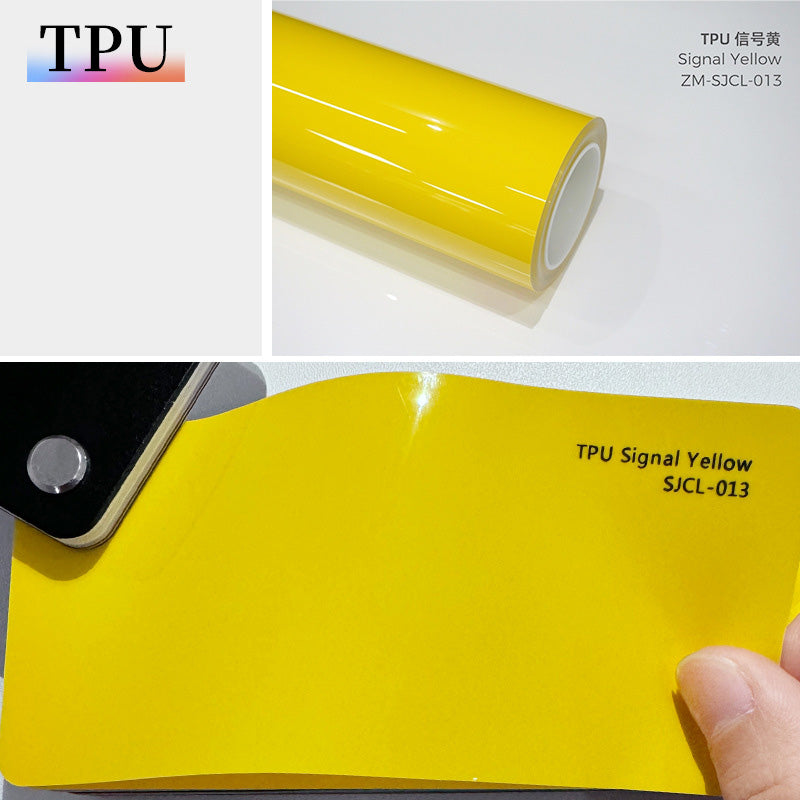 Signal Yellow Color TPU PPF