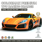 Racing Orange TPU Color Paint Protection Film