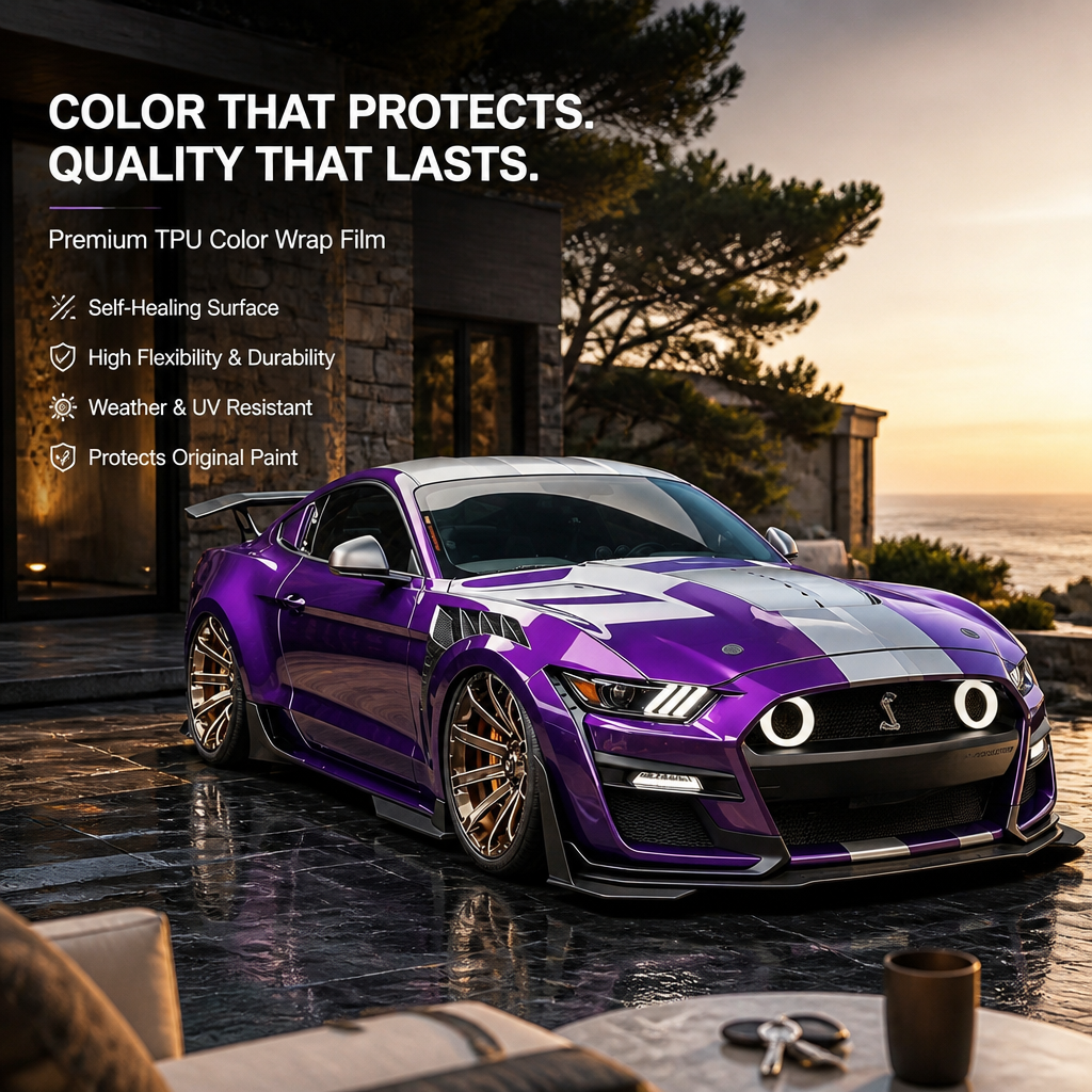 Marvelli Purple TPU Paint Protection Film