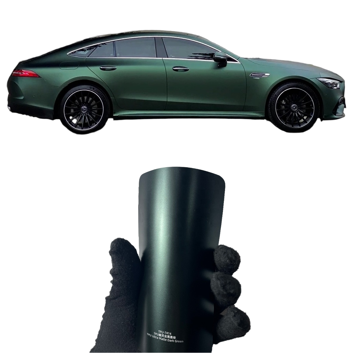 Outlet Blue TPU Car Paint Colour Change Film
