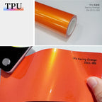 Racing Orange TPU Color Paint Protection Film